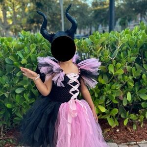 Maleficent Kids Costume Set